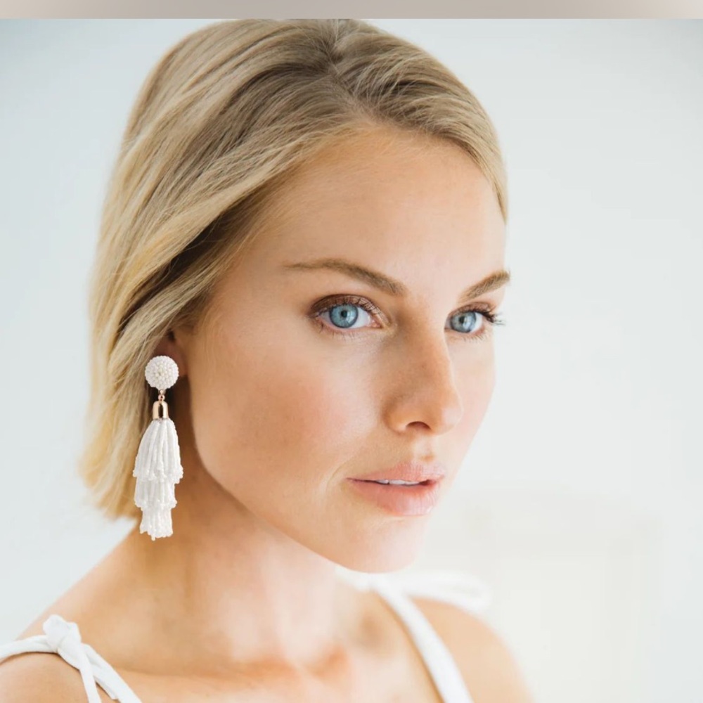 Panacea Beaded Tassel Earrings